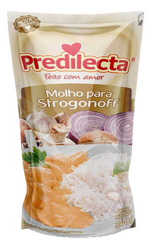 Molho para Strogonoff Predilecta sem glúten em sachê 340 g