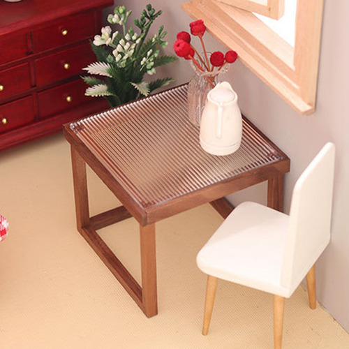 Mesa Auxiliar De Mesa De Café En Miniatura Con Forma De Casa