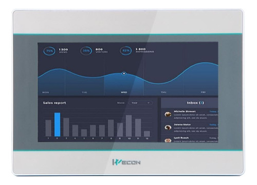 Pantalla Hmi Wecon 10  Omron Siemens Allen Bradley  Delta