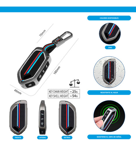 Funda Llave Para Kia K3 Ex Ex Pack Gt 2024 2025