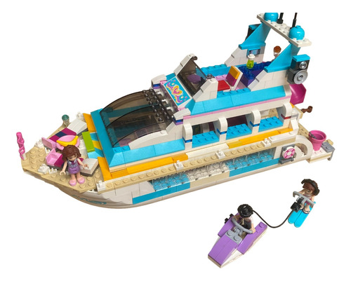 Hermoso Yate Crucero Amigos Y Delfin Lego (41015)