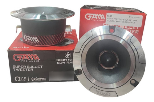 Tweeters Bala 3.2 Pulgadas 4 Ohmios 300w 60rms Para Vehiculo