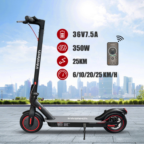 Scooter Electrico Plegable Introtech 36v 7.5ah 8.5p