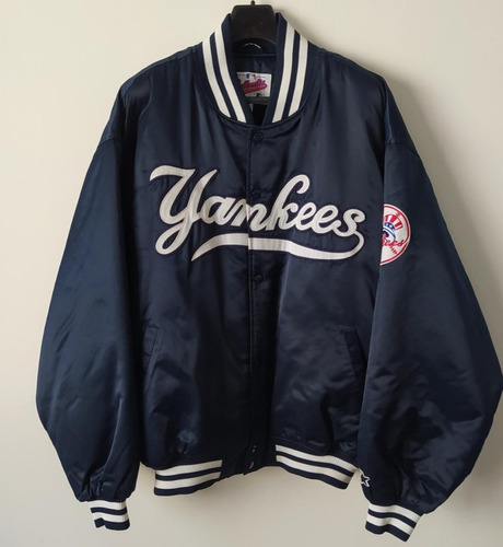 Chamarra Starter, Yankees Xl, Mlb Bomber Satinada