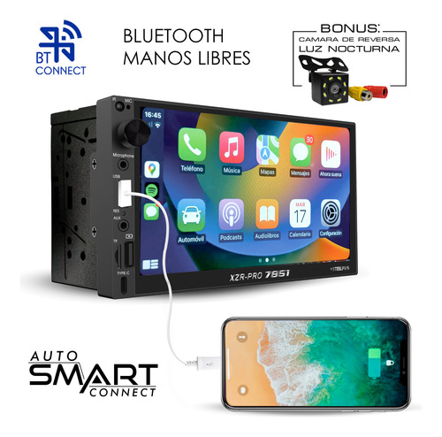 Kit Estereo Pantalla+subwoofer Amplificado+boc 4 Y 4x6 +kit