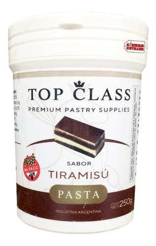 Pasta Tiramisú Saborizante Top Class 250g - Ciudad Cotillón