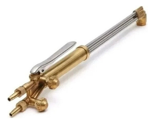 Caneta Maçarico De Corte 531 C/ 3 Tubos E Alavanca Em Inox