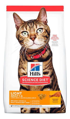 Hills Gato Adulto Light X 4 Lb