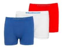 Comprar Boxer Niño Algodon Sin Costura Dufour Pack X3 Dufour 12093