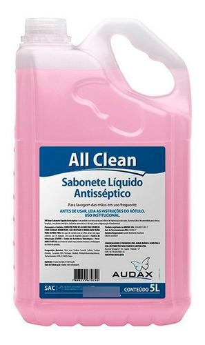 Sabonete Líquido Audax All Clean Antisséptico 5l