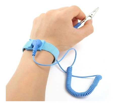 Pulseira Anti Estática Com Fio Uso Profissional Esd