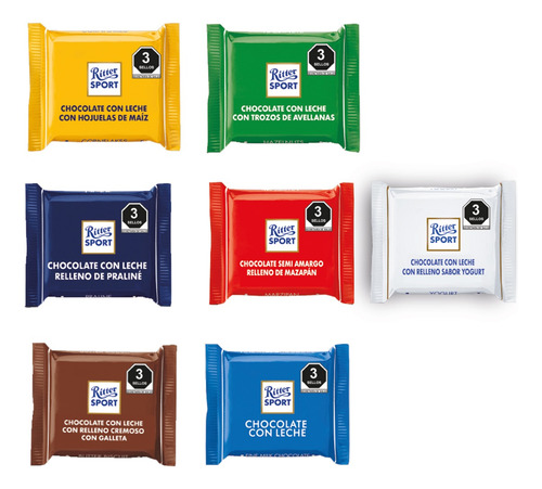 Lata De Chocolate Mini Ritter Leche / Amargo 15 Pz
