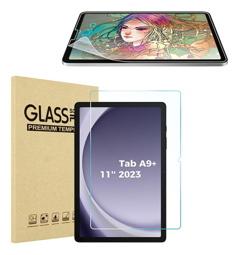 Mica Cristal Para Samsung Tab A9 Plus 11 +papel Like Protect