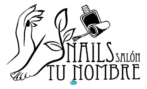 Vinil Nails Salon Nombre Deco®
