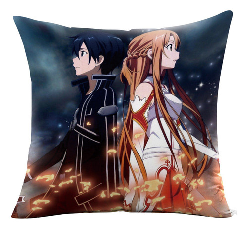 Sword Art Online Almohada Cuadrada Cosplay