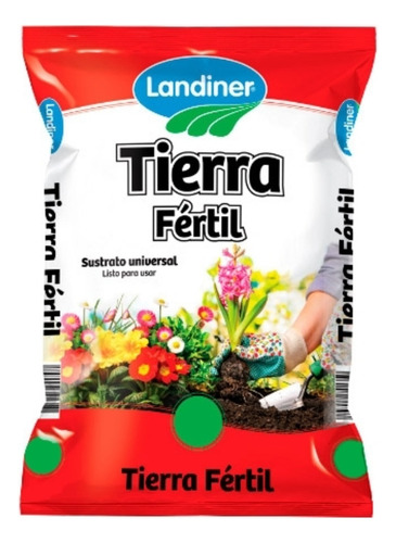 Sustrato Landiner Tierra Fertil 25 Litros