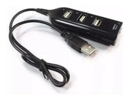 Imagem 6 de 7 de Carregador Adaptador Usb 4 Portas Hub Extensor Ampliador Usb