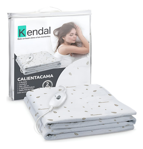 Calienta Cama Kendal 1 Plaza 150x80cm Individual Lavable
