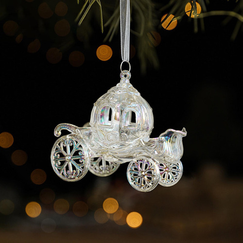 Colgante De Árbol De Navidad Transparente Con Diseño De Cala
