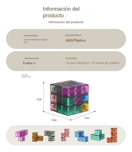 De Cubo De Rubik Variable Magnético, Juguete Puzzle H