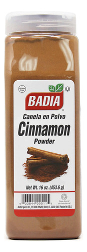 Canela En Polvo Badia X 453.6gr Cinnamon Powder Especias Usa