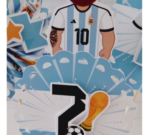 Centros De Mesa Personalizados Messi