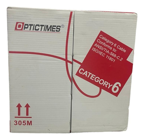 Caja De Cable Utp Cat 6 Optictimes 305 M