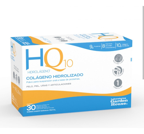 Hidrolágeno Q10® !  Colágeno Hidrolizado Con Coenzima Q10 ! 