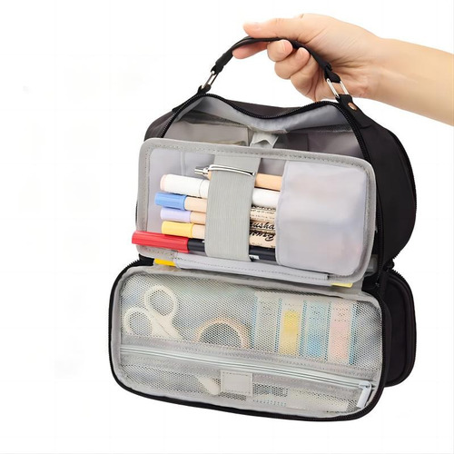 S Estuche Para Lapices Doble Capa Gran Capacidad