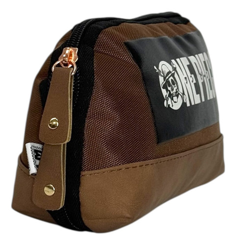 Kit Mochila One Piece Lonchera Lapicera Original Fotorama A Marrón Marrón