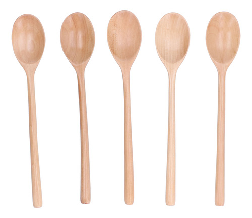 Juego De Cucharas De Madera Para Mezclar Miel, 5 Unidades, P