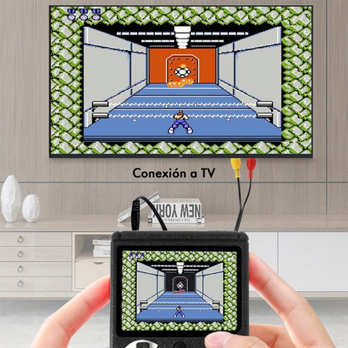 Imagen 5 de 6 de Consola Portátil Multijugador 400 Juegos Clásicos Recargable