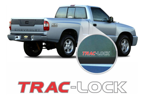 Adesivo Emblema Ch S10 Blazer Trac Lock 2006 A 2011 Tlk