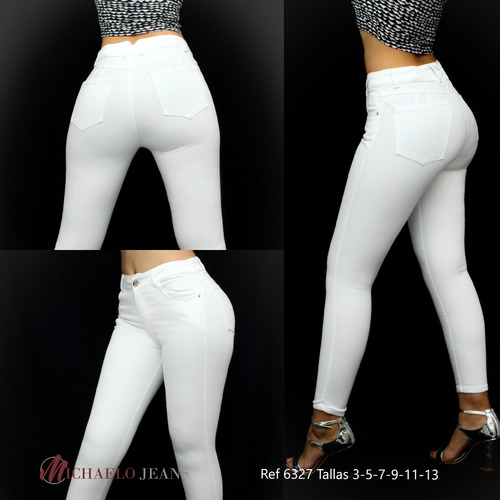 Jeans Dama Corte Colombiano Streech Michaelo Jeans Ref6327