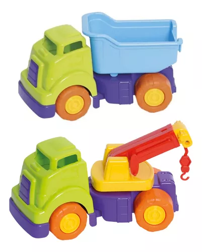 Caminhão Guincho Carrinho Brinquedo Infantil Truck no Shoptime