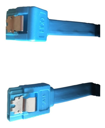 Cable Sata Azul De Disco Duro - Datos En Codo 