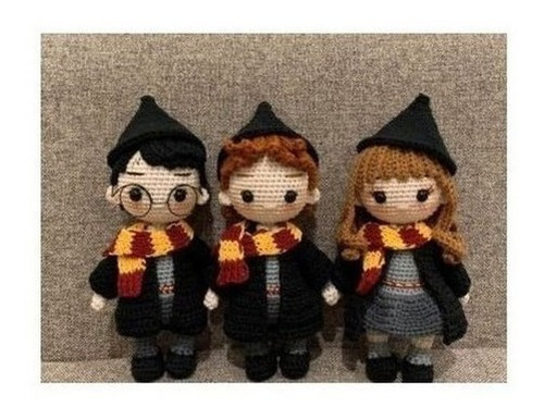 Pack 3 Patrones Amigurumi Harry Potter Crochet