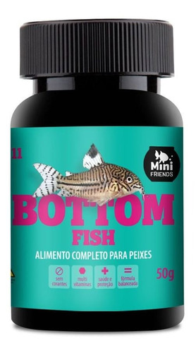 Mini Friends - Alimento Premium Para Peixe De Fundo -