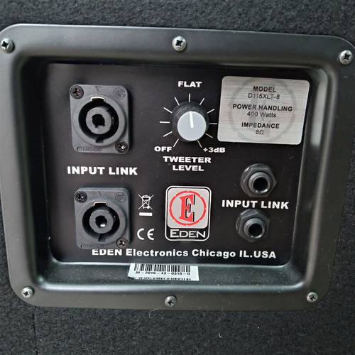 Imagem 6 de 8 de Kit Cabeçote Eden Tn501 + Caixa Eden D115xlt-8