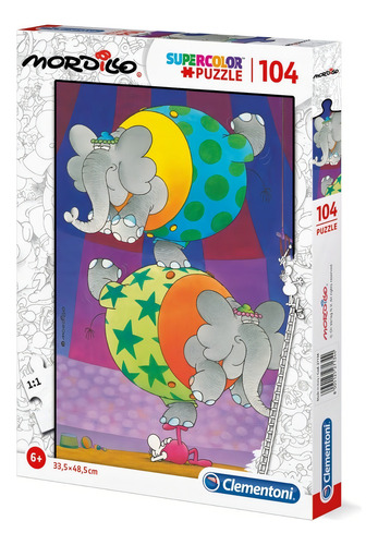 Rompecabezas Clementoni 104 Pieza Mordillo El Balance Puzzle
