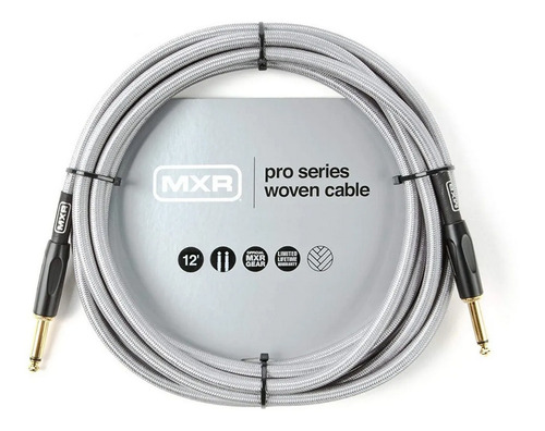 Cable Para Guitarra Cable De Tela 24' Serie Pro Mxr Dciw24