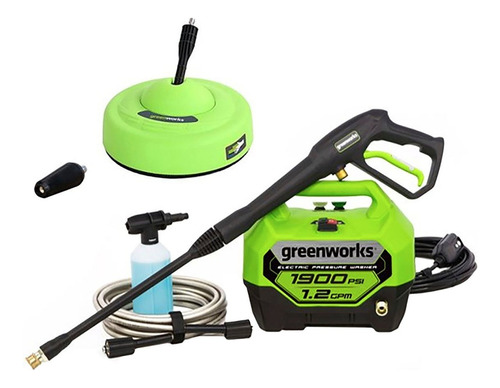 Hidrolavadora Greenworks 1900 Psi 