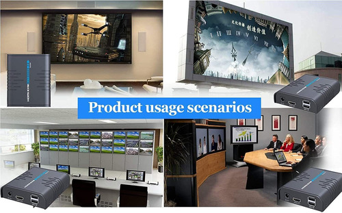 Extensor Kvm Usb Hdmi Sobre Ethernet Cat 5 / 5e / 6/7 | 1...