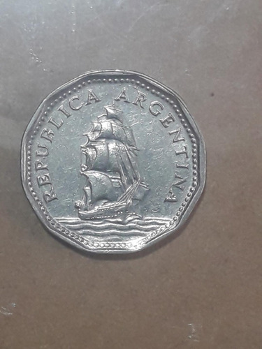 Moneda De Argentina De 5 Pesos De 1965