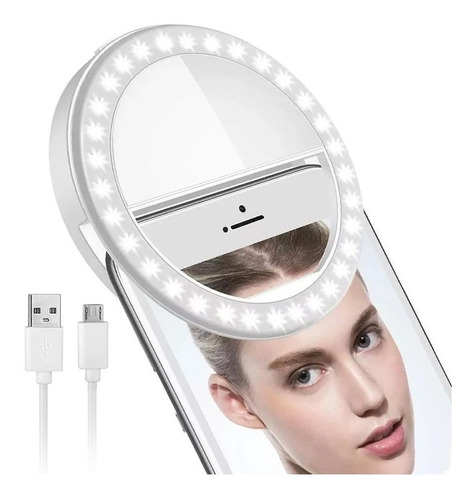 Aro De Luz Led Para Selfie Flash Celular