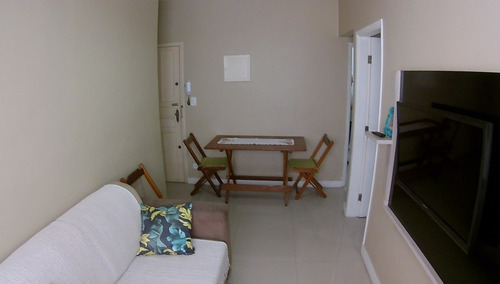 Imagem 5 de 15 de Apartamento 1 Dormitório Mobiliado Praia Grande Aviação.