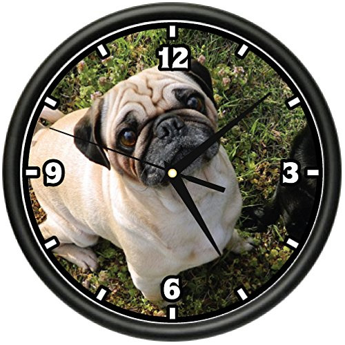 Face Reloj Pared Doggie Mascota Perro Raza Regalo