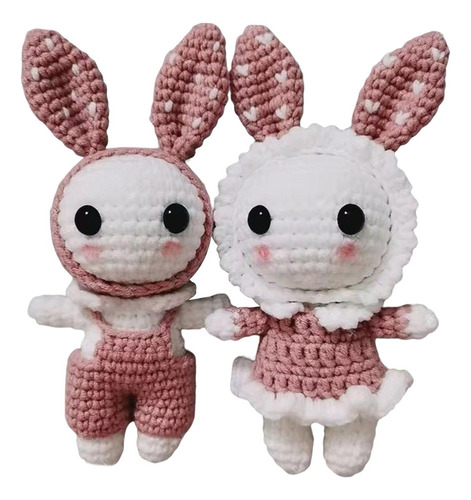 Kit De Ganchillo Conejo Crochet Craft Set Juguete De Tejer A