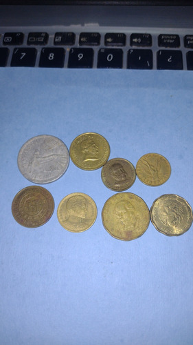 Chile.mex.peru.uru Y Dominicana  Lote Monedas Usadas  