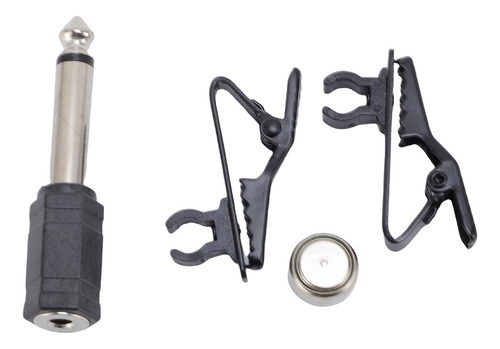 Micrófono Lavalier Clip On, Doble Micrófono Con Solapa Con C